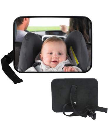 Baby Car Seat Mirror - Car Mirror for Baby Car Mirror Baby Rear View Baby Mirror for Car Back Seat Baby Rear View Mirror See Baby Mirror Newborn Essentials