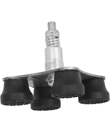 Metal Cane Tip Metal Walking Stick Base Aluminum Alloy Easy to Install 4 Pronged 19MM Dia Self Standing for Disabled - Buy Online on GoSupps.com