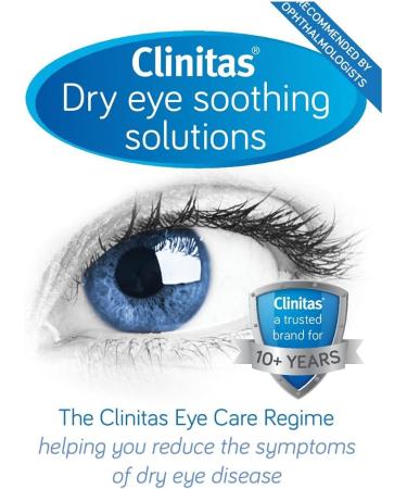 Clinitas 0.2% Soothe Eye Drops - Preservative Free, 10ml Multi-Use Bottle | Dry Eye Relief for Contact Lens Wearers - Buy Online on GoSupps.com