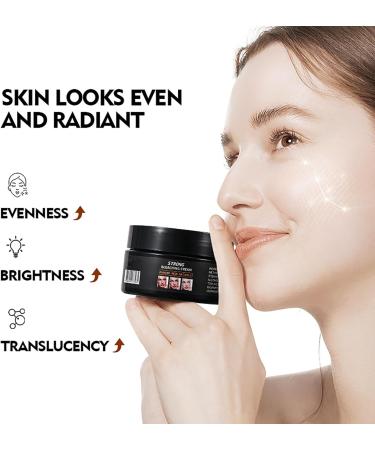 Glutathione Skin Lig_htening Cream - Kojic Acid Cream for Bri_ghtening - Skin Bl_eaching Cream - Hydrating Face Cream - Day & Night Cream for All Skin Types - Moisturising (100ml) - Buy Online on GoSupps.com