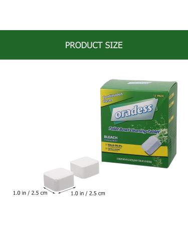 TOPBATHY 2 Boxes Toilet Bowl Cleaner Effervescent Tablet Toilet Cleaning Effervescent Cubes - Buy Online on GoSupps.com