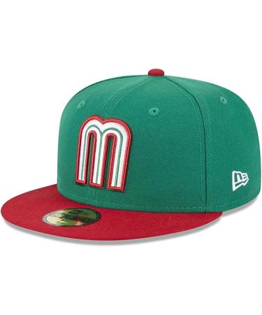Mexico Baseball World Classic 2PCS Hat Set - Green+Black - Size 7 1/4 - Buy Online on GoSupps.com