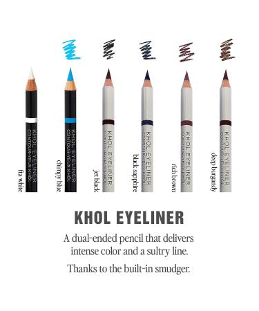 Jillian Dempsey Kh l Eyeliner - Waterproof Pencil with Smudger, Long-Lasting Color - Rich Brown - Buy Online on GoSupps.com