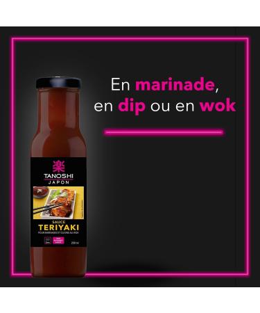TANOSHI - Teriyaki Sauce - Chili Free - No Glutamate Added - 250ml - Buy Online on GoSupps.com