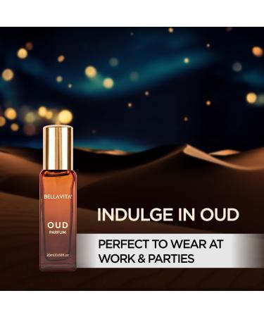 Be'llaVita Luxury OUD PARFUM Intense Unisex Perfume for Men & Women with Carnation Vanilla Cedarwood | Woody Oriental Fragrance Scent 20Ml - Buy Online on GoSupps.com