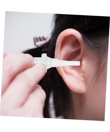 GOOHOCHY 10pcs Replacement Ear Washer Tips Disposable Ear Cleaning Tools Material Soft Yet Firm for Adult Wash - Buy Online on GoSupps.com