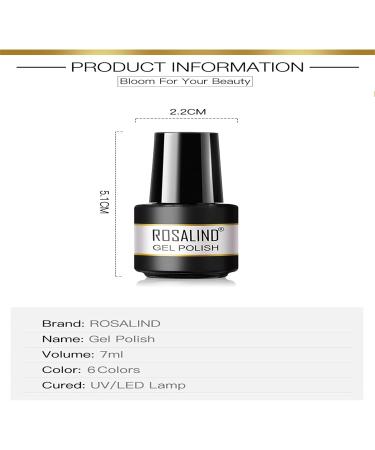 Popular 6-color gel nail polish set nail color glue entry-level gel nail polish set multi-color nail polish gift essential for beginners (RARTC6-09) RARTC6-05 - Buy Online on GoSupps.com