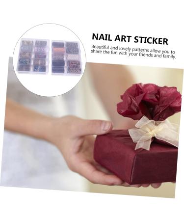 2 Boxes Nail Transfer Stickers Leopard Nail foil Nail Kits calcomanias para u as Snake Nail foil Transfer Stickers Nail Decoration Nail Decor Accessory Classic Nail Stickers Assorted Color 50X4X0.1CM - Buy Online on GoSupps.com