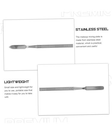 Palette Maquillage Acier Inoxydable avec Spatule Plateaux de M lange pour Fond de Teint et Ombres Paupi res Surface Portable pour Maquillage Professionnel - Buy Online on GoSupps.com