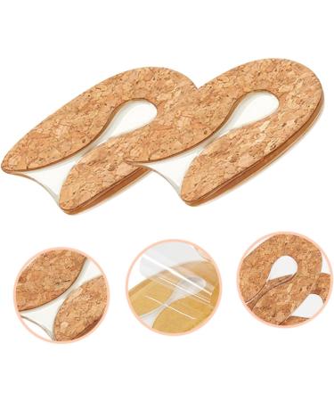 FRCOLOR 6 Pairs Transparent Heel Pad Eyelash Mascara Brush Doll Socks Insoles for Plantar U- Shaped Heel Pad Exercise Accessories Half Women's Heel Cover Internal Heightening - Buy Online on GoSupps.com