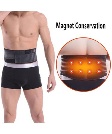 Breathable Waist Protector & Ergonomic Back Brace - Lumbar Support Belts for Men & Women | Black 41 inch | Ideal for Sedentary Relief - Buy Online on GoSupps.com