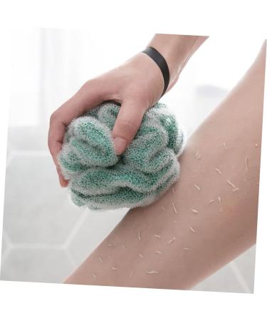 2pcs Exfoliating Shower Ball & Loofah - Fluffy Bath Sponge for Ultimate Skin Care | International Shipping Available - Buy Online on GoSupps.com