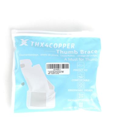 Thx4Copper Thumb Bandage & Wrist Support - Breathable Orthosis for Arthritis Relief & Carpal Tunnel - Right & Left Hand S/M Size - Buy Online on GoSupps.com