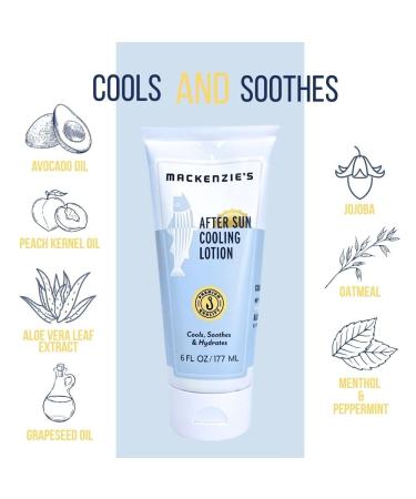 MacKenzie's After Sun Cooling Lotion - Gifts for Men - Gifts for Fishermen - Gifts for Cooks - Gifts for Gardeners - Natural Body Lotion - Cooling Lotion - 6 oz Peppermint 6 Fl Oz (Pack of 1) - Buy Online on GoSupps.com