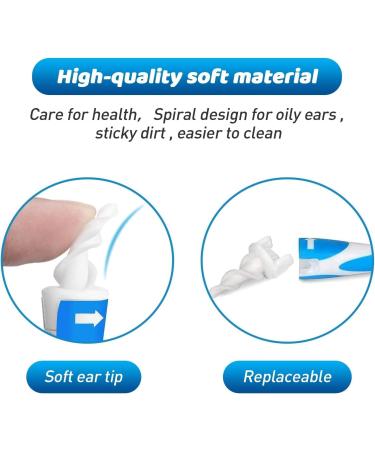 Professional Ear Wax Removal Kit - Reusable Ear Cleaner with 16 Soft Silicone Tips for Effective Ear Care - Buy Online on GoSupps.com