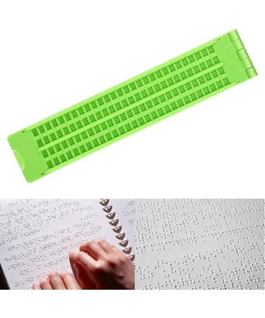 Movkzacv Braille Writing Slate | Portable Light Braille Learning Kit & Stylus - Ideal for Accessible Education - Buy Online on GoSupps.com