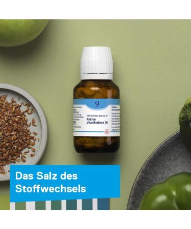 Buy DHU Sch ßler Salt No. 9 Natrium Phosphoricum D12 - 200 Tasteless Tablets - Original Environmentally Friendly in Pharmaceutical Glass - International Shipping Available - Buy Online on GoSupps.com