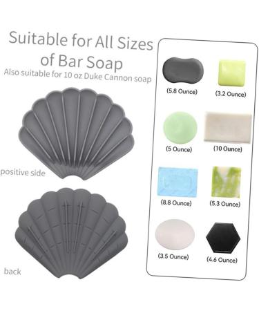 Ciieeo 8 Pcs Soap Box Toilet Stand Soap Stand Silicone Container Soap Drain Holder Soap Drainer Dish Jabonera for Bar Soap Sponge Soap Shower Non-slip Sponge Holder - Buy Online on GoSupps.com