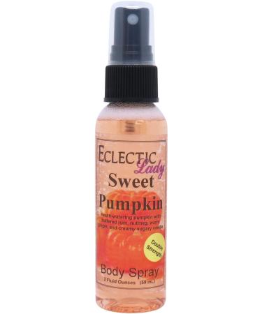 Sweet Pumpkin Body Spray (Double Strength) 2 ounces Body Mist for Women with Clean Light & Gentle Fragrance Long Lasting Perfume with Comforting Scent for Men & Women Cologne with Soft Subtle