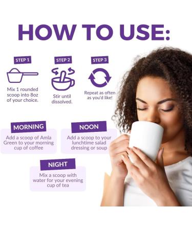 Amla Powder & Green Tea Superfood Supplement with Elderberry & Pumpkin Spice Organic Vegan 30 Servings - Buy Online on GoSupps.com