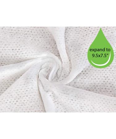 Buy Compressed Towel Wipes - 100% Cotton Compostable Soft & Unscented | Eco-Friendly & International Shipping - Buy Online on GoSupps.com