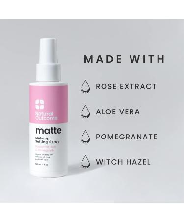 Matte Makeup Setting Spray | Long-Lasting Oil-Free Mist for All Skin Types | Vegan Formula | Fresh Vibrant Look | 4 oz - Buy Online on GoSupps.com