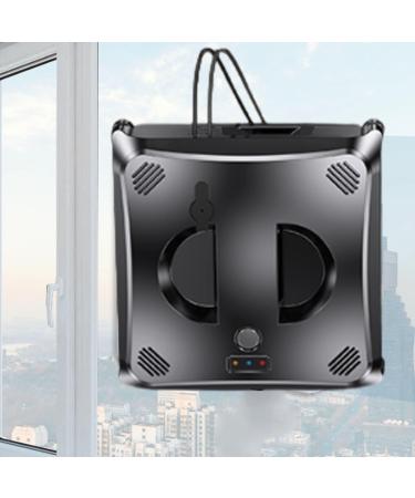 emobwdy Window Cleaner Robot With Auto Water Spray 3000pa Automatic Window Cleaning Robot With 40ml Water Tank/Anti-Falling Sensor Detection/ Remote Control - Indoor & Outdoor Black
