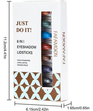 Eyeshadow Pencil Set - Waterproof Pearlescent Eyeshadow Stick Set Cream Eye Shadow Pencil Shimmer Eye Pencil Brightener Highlighter Eyeliner Crayon for Daily Use Tmay - Buy Online on GoSupps.com