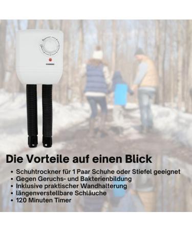 Melissa 16540009 Electric Shoe Dryer & Warmer for Boots Hiking & Ski Shoes - Fan & Timer Included - Buy Online on GoSupps.com
