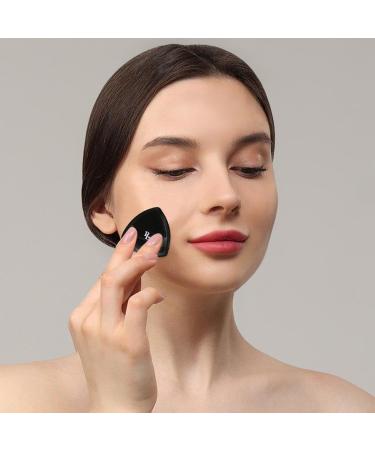 Cushion Puff | Makeup Puff in Black | Effective and Practical Foundation Cushion | Triangle Powder Puff for Foundation Liquid Application - Buy Online on GoSupps.com