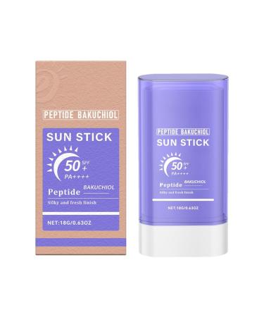 G n rique Sunscreen Stick Face Body Sun Protection Bar Spf50+ Lightweight Non-Greasy Moisturizer Invisible Sunblock for Girls Women Daily Summer & Makeup Use