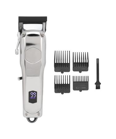 Qukaim Electric Hair Trimmer Kit Electric Hair Trimmer Kit with Digital Display Rechargeable Cordless Beard Clipper for Men Low Noise Hair Clipper with Guide Combs