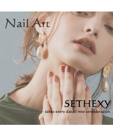 Sethexy Short Square French Press on Nails - 24pcs Acrylic False Nails for Women & Girls | International Shipping - Buy Online on GoSupps.com