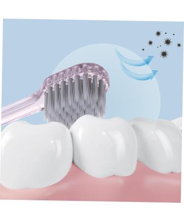 ULTECHNOVO Manual Toothbrush Set - 6 Crystal Clear Brushes for Adults & Pets | Travel-Friendly Hygiene Solution - Buy Online on GoSupps.com