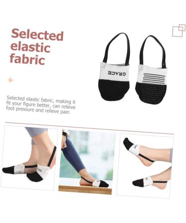 Shop NOLITOY Grippy Yoga Socks - Half Palm & Forefoot Pads for Men & Women | Absorb Sweat & Enhance Performance - Buy Online on GoSupps.com