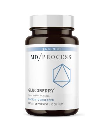 GlucoBerry Maqui Berry Extract with Chromium Picolinate for Blood Health Support - with Biotin and Gymnema Sylvestre - Doctor Formulated - 30 Capsules 30 Count (Pack of 1)