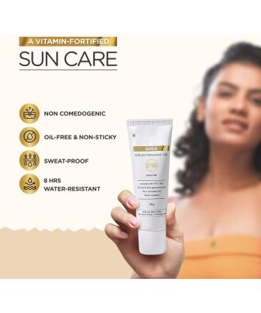  G n rique UK Silicone Sunscreen Gel SPF 50 pa+++ UVA/UVB With Broad Spectrum Water Resistant Best SPF Sunscreen For Women 50g - Buy Online on GoSupps.com