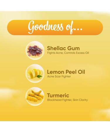 Acne Check Face Wash - Aloe Vera Lemon & Turmeric for Oily Skin | Clear Pimples & Acne | Unisex | 100gm - Shop Now - Buy Online on GoSupps.com
