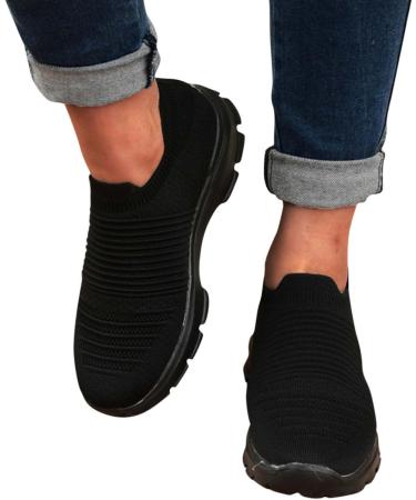 Rytejfes Women s Running Shoes - Fitness & Gym Sneakers Slip-On Stylish Red & White for Health Volleyball Work - Size 37 EU Black - Buy Online on GoSupps.com