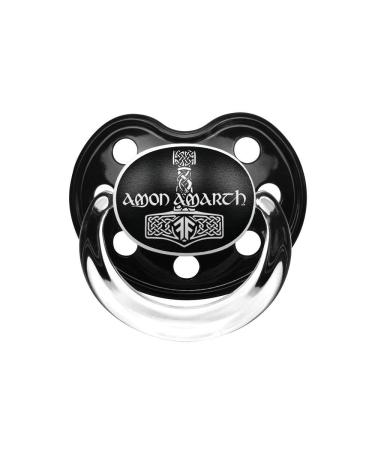 Amon Amarth (Thor's Hammer) - Pacifier black size 2 (6-18 months) official band merch from Metal Kids