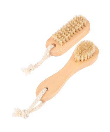 minkissy Wooden Face Cleansing Brush for Facial Exfoliation Dry Brush for Face Care Exfoliating Face Brush Skin Scrubber