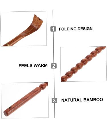 Beavorty Portable Wooden Back Scratcher Set - 2 Pieces | Adult Back Massage Tool for All Ages - Buy Online on GoSupps.com