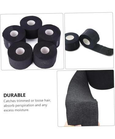 FOMIYES Bandes de Cou en Papier Jetable Noir 10 Pcs Extensibles Protection Barbier Absorbantes pour Salon de Coiffure Usage Professionnel - Buy Online on GoSupps.com