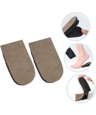 NOLITOY Heightening Half Pad - Breathable Heel Insoles for Men & Women | 5 Pairs Convenient Height Lift Inserts | Portable Rubber Shoe Pads - Buy Online on GoSupps.com