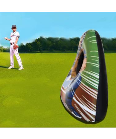 Inflatable Baseball Target Set with 4 Soft Balls - Fun Indoor/Outdoor Game for Boys and Girls | Backyard Party Toss Game - Buy Online on GoSupps.com