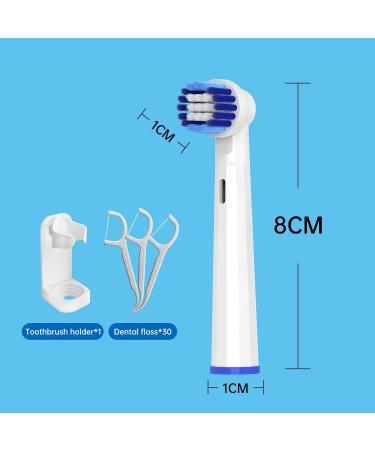 Oral B Braun Compatible Electric Toothbrush Replacement Heads 8 Pack - Adult Precision Clean Heads - Buy Online on GoSupps.com