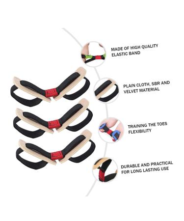 FRCOLOR 3pcs Toe Strap Girdle & Baoding Balls - Big Exercise Strap with Chime Alignment Sling & Waist Band - Stretching & Straightening Tool (9x6.5x3.5cm) - Random Color - International Shipping Available - Buy Online on GoSupps.com