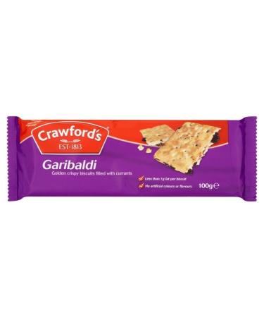 Crawfords Garibaldi - 100g - Pack of 8 (100g x 8)