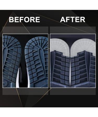 PandaHall 5 Pairs White Non-Skid Rubber Heel Protector Shoe Grips - Self-Adhesive Sole Drag Pad for Men and Women Sneakers - Buy Online on GoSupps.com