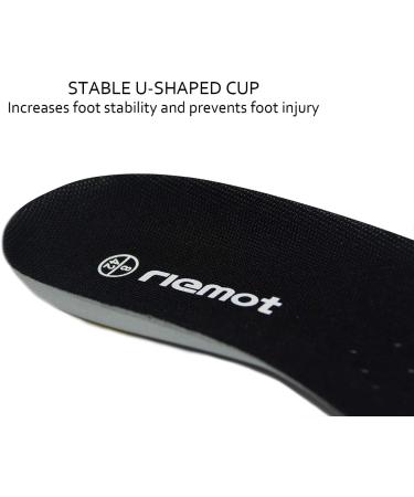 Comfort Insoles for Men | Breathable Sports Shoe Soles | Replacement Insoles Size 43 - Ultimate Comfort & Support - Buy Online on GoSupps.com